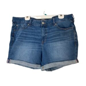 TORRID | Denim Mid-Rise Mid Shorts Vintage Stretch Jean Denim Women’s Size 20